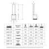 Huijun C45 Silver Plated Copper Terminal Lugs