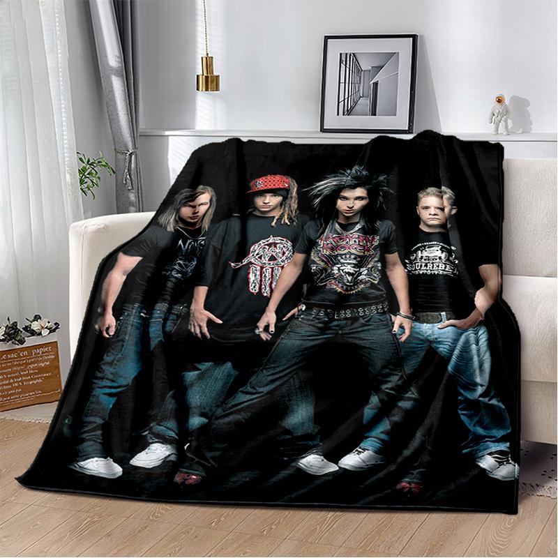 29 Styl Nový Tokio Hotel Rocková Kapela Tom Bill Kaulitz Deku, Měkká Přehozová Deku pro Domov Ložnici Postel Pohovka Kryt Dětský Dárek Kryt