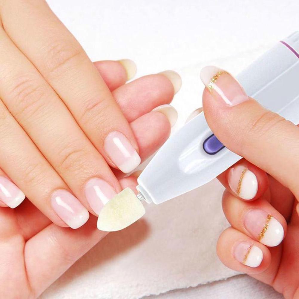 Burghie 5 buc Mașină de slefuit unghii Instrument electric de manichiură pentru lustruire