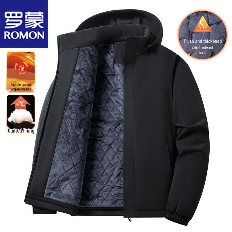 

Romon Men s Hooded Padded Winter Coat 5XL