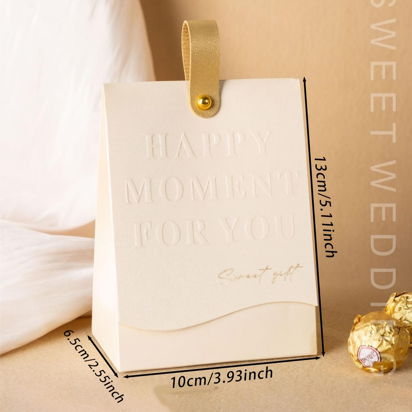 

10 шт., креативная ручная подарочная коробка из высококачественной кожи, ручная подарочная коробка для конфет и шоколада на свадьбу, упаковочная коробка, свадебное украшение, свадьба, подарочная коробка