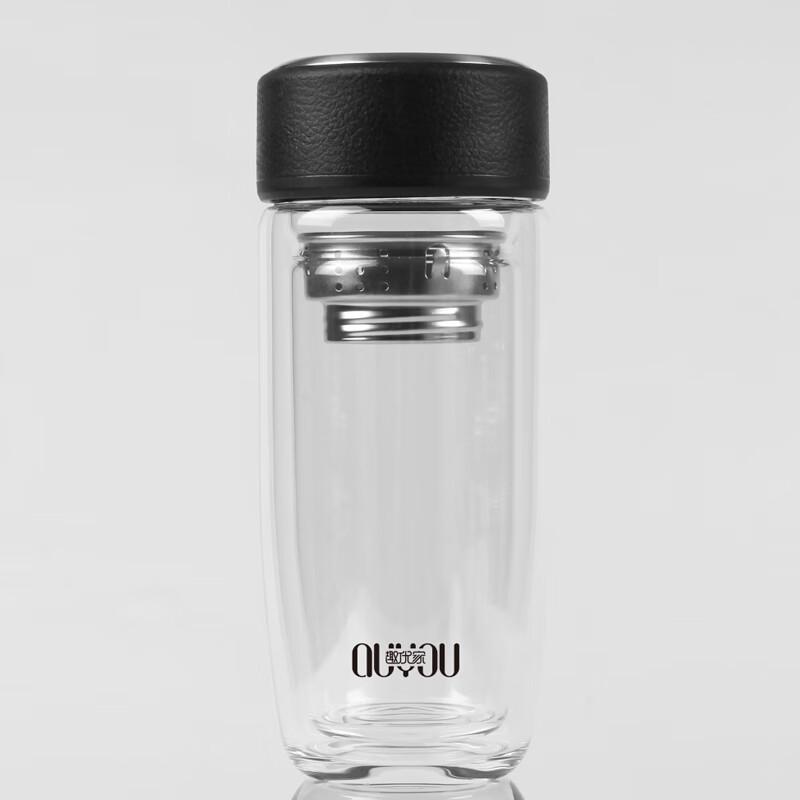 Quyoujia Exquisite Double-Layer Glass Cup