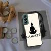 Hot Sell Yoga Namaste Phone Case For Samsung A15 A25 A35 A55 Galaxy A70S A50S A30S A30 A40 A71 A51 A41 A31 A21 A11 A01 A20S A10S