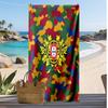 Asciugamano da Spiaggia Stampa Calcio Portogallo Asciugatura Rapida Super Assorbente Morbido Asciugamano da Bagno per Nuoto Spiaggia Viaggio Souvenir Regalo