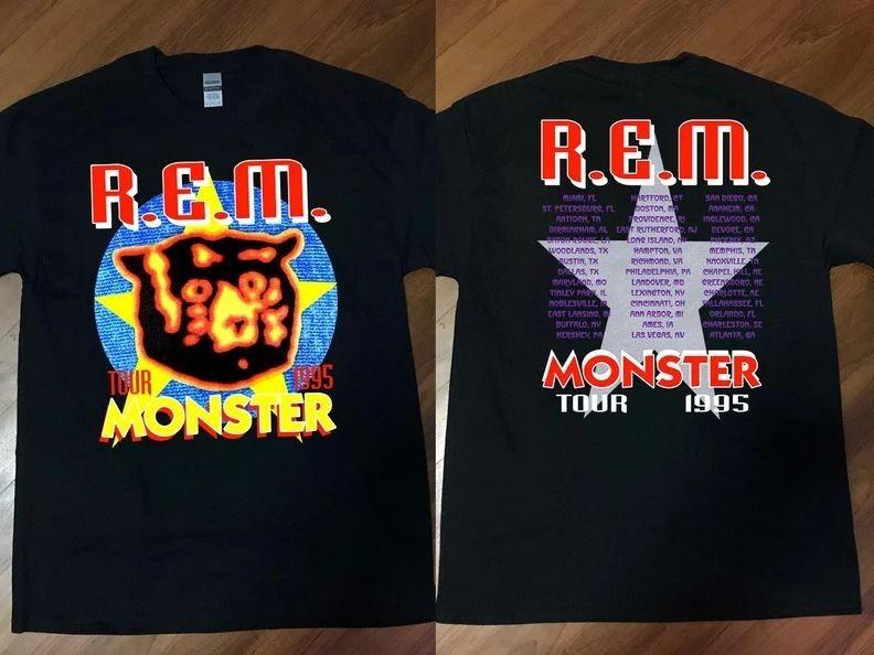 1995 REM Monster Tour TShirt Rem Tour 1995 TShirt 2 Unisex T-Shirt S