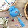 Bird Canvas Ethnic Flower Handbag Letter Jewelry Packing Bag  Hanfu Decoration