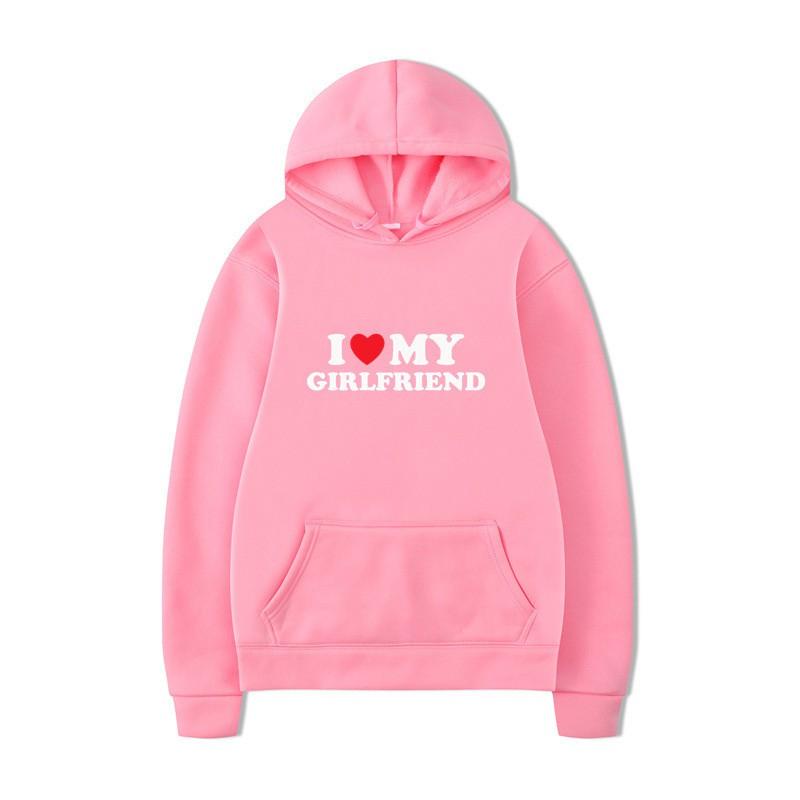 Mens Oversized Hooded Sweatshirt With Heart Print Casual Loose Fit Pullover Streetwear