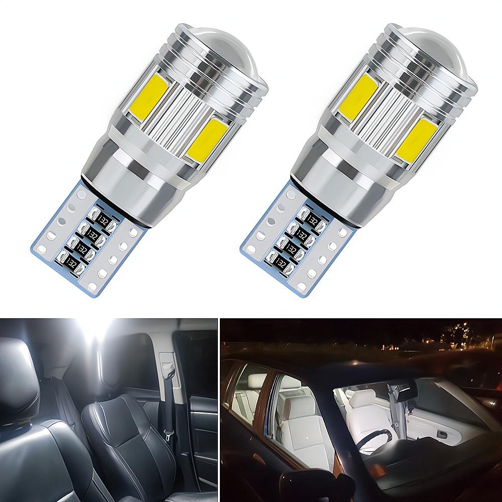 2X Multiple Color Car T10 5630 6SMD Canbus 194 W5W Auto Turn Signal Side Lamp License Plate Trunk Parking LED Dome Reading Light