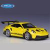 Welly 1:24 Porsche 911 GT3 RS Alloy Sports Car Model Diecast Metal Track Racing Vehicles Car Model High Simulation Kids Toy Gift
