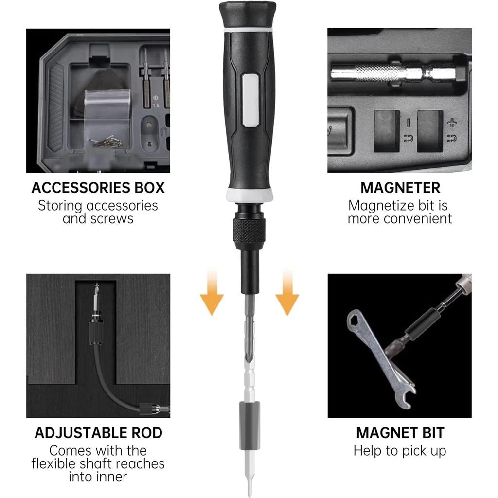 152 in1 Multi-function Precision Screwdriver Tool Set Glasses Watch Computer Mobile Phone Disassembly Repair Screwdriver