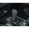 For Mazda CX-5 2017-2024 Gray Alcantara Console Gear Shift Knob Head Cover Trim