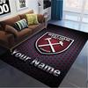 Name Custom West Ham United Carpet Rug for Living Room Bedroom Home Sofa Decoration,Kids Play Non-slip Floor Mat