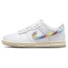 Dunk Low SE Rainbow Lace Swoosh White GS Sneakers FN4861-100