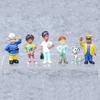 Hochwertige Sam Actionfigur Spielzeug 12er Set Feuerwehr Spielset PVC Puppen für Kinder
