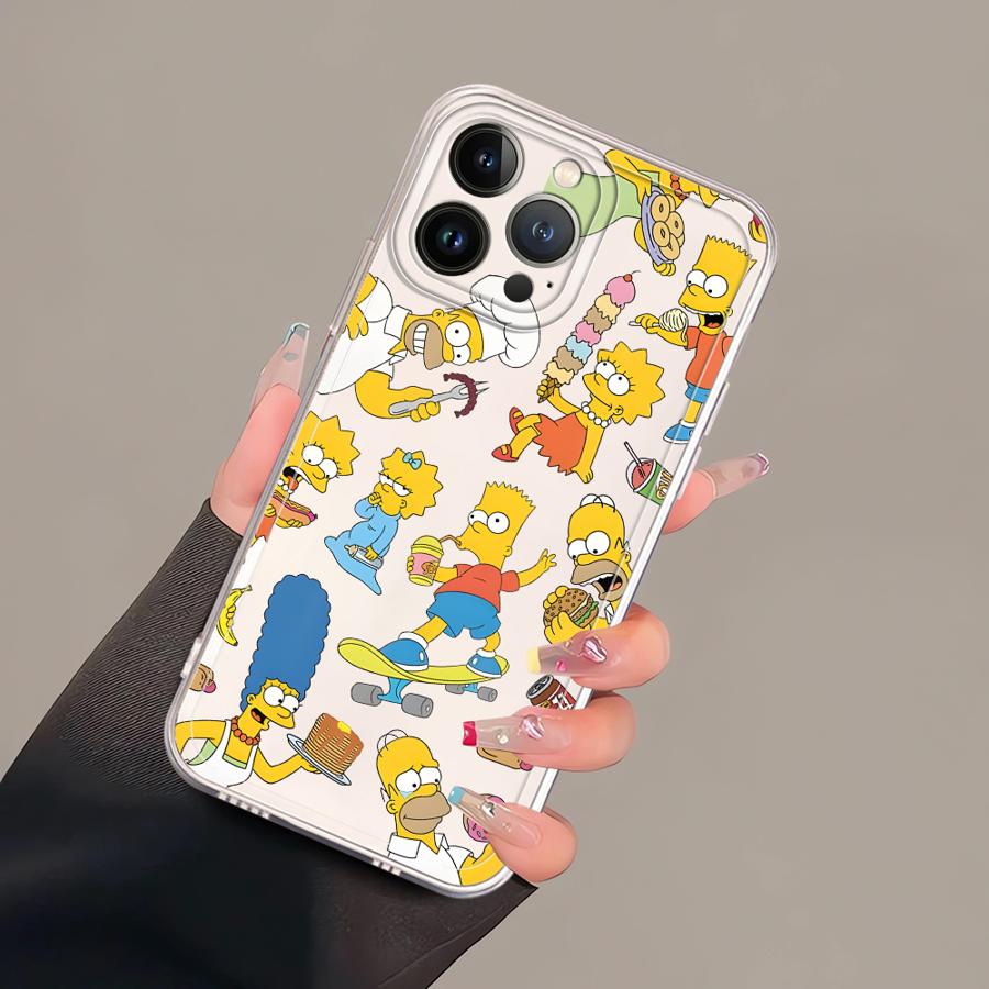 The S-simpsons Case for iPhone 17 Pro Max 11 15 XS Max Air 7 8 16 XR 13 Pro 14 Plus 12 Mini Soft Phone Cover
