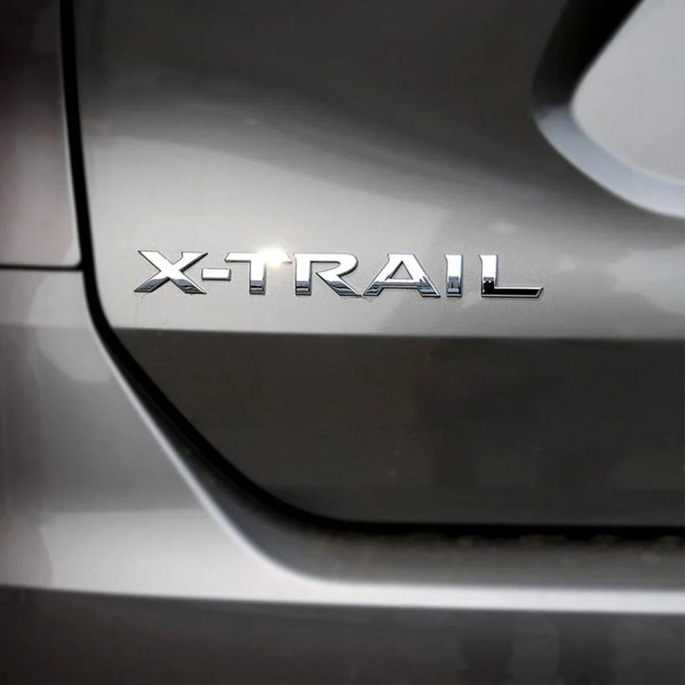 ACY1 Auto Heckklappe Buchstaben Emblem Abzeichen Logo Aufkleber Decal Auto Zubehör für Nissan X-Trail Xtrail T30 T31 T32 QASHQAI J10 J11 J12