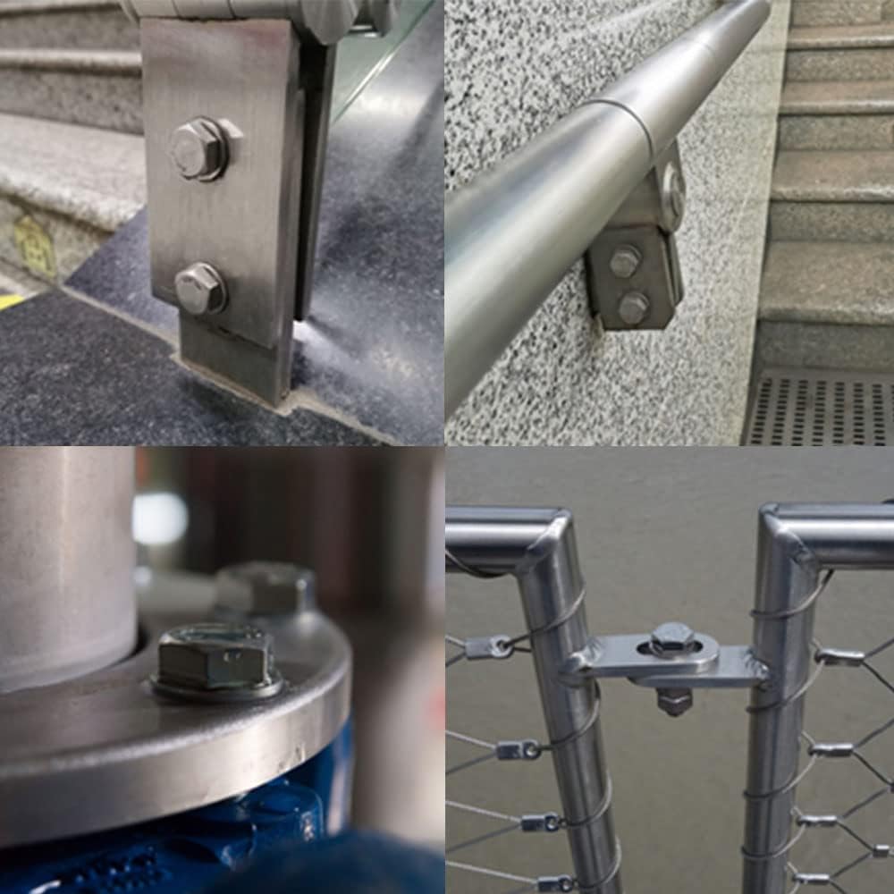 Universalschrauben M7 Sechskant-Zylinderkopfschrauben 1,0 mm Steigung Feingewinde Edelstahlschraube (M7x20-1.0 / SS)