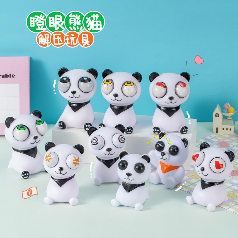 best seller Panda Squeezing Doll Gaze Pinching Music Relieving Stress Tool for Children's Stress Relief Toy