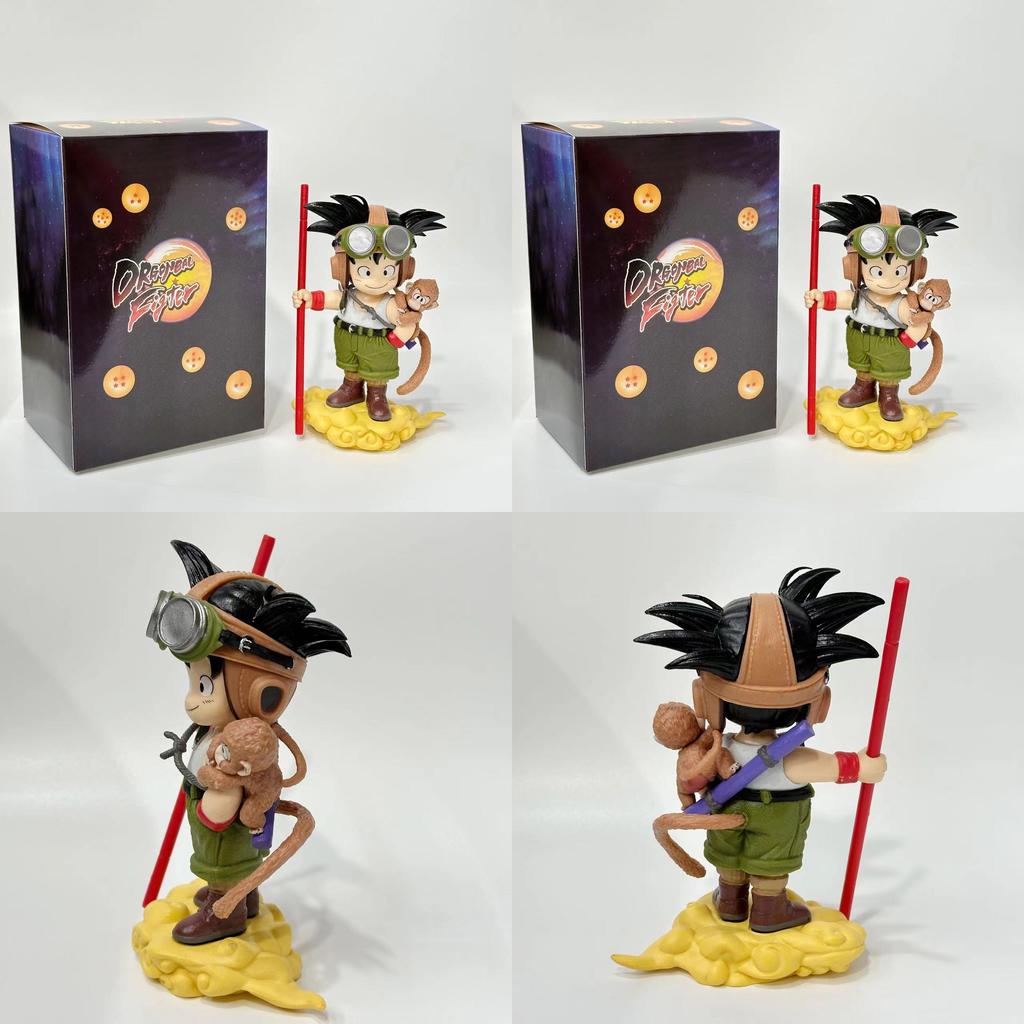 Dragon Ball Goku Action Figure Pvc Model With Display Stand For Fans