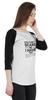 Inkmeso Tshirt For Mother's Raglan Tshirt  "You Can't Scare Me I Have Two Boys" Graphic Shirt