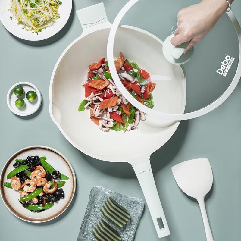 Debo Kamlo 32cm Titanium Coated Wok