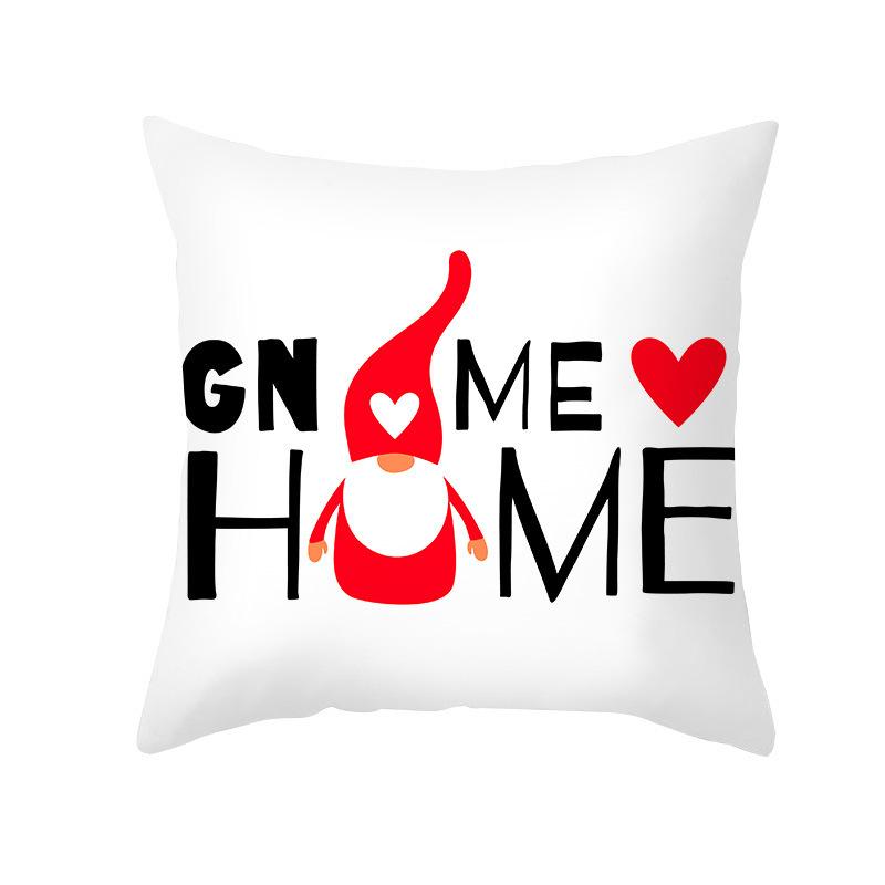 Red Cartoon Love Valentine's Day Home Pillow Car Waist Support Cushion Sofa Cushion Pillow Cover