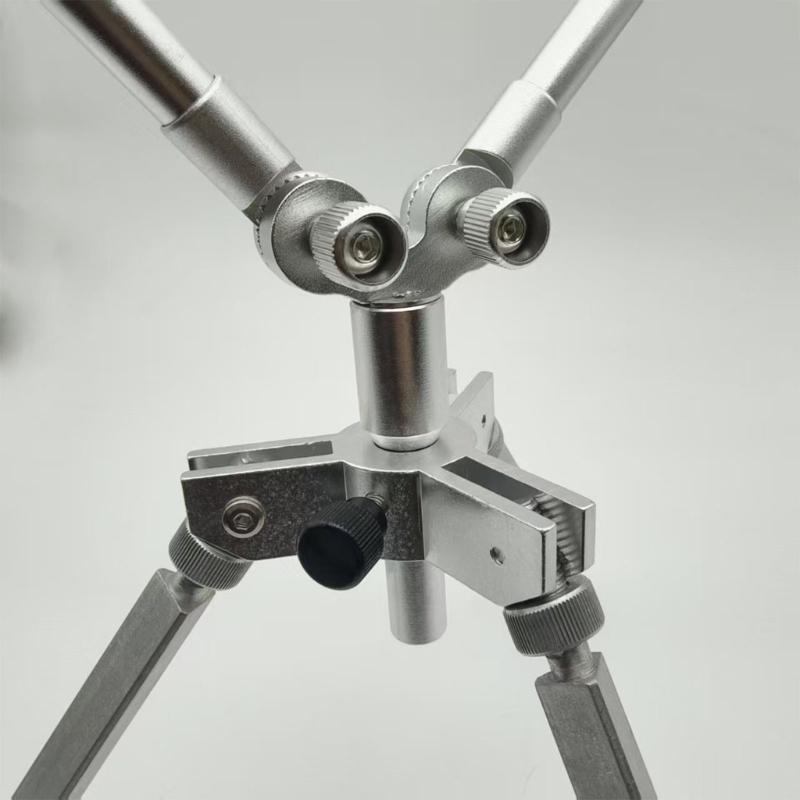 Aluminum Fishing Rod Support Stand Quick Setups Without Tool Ideal For Adventure And Camping Trip