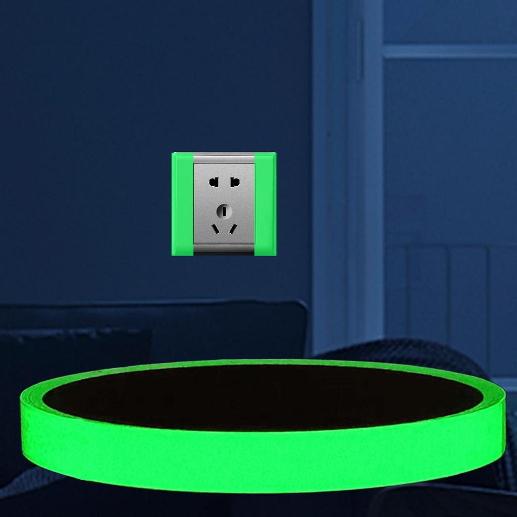 Glow Tape For Stage Exit Sign Stickers Fluorescent Duct Tape 9.84ft Glow In The Dark Sign For Floor Wall Steps Classroom Stage