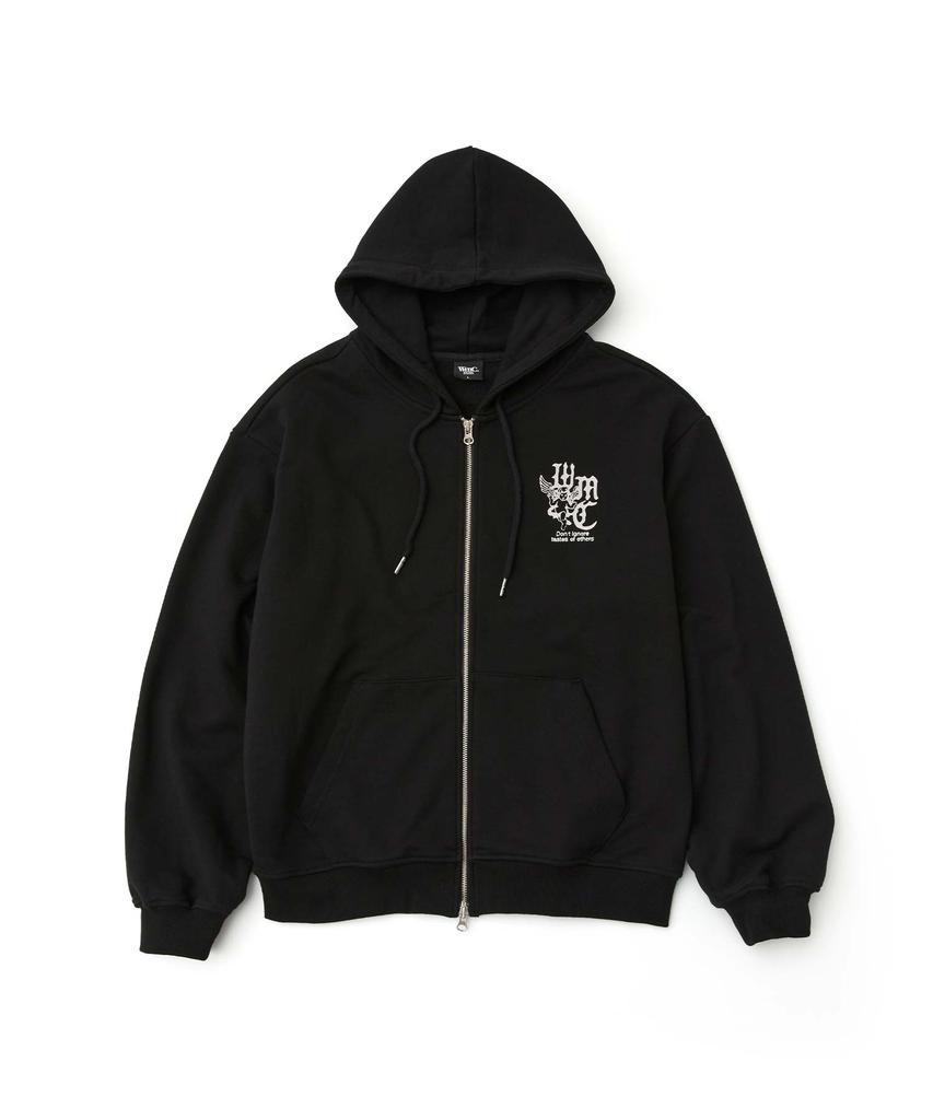 Wmc Angels Zip-Up Hoodie_Black