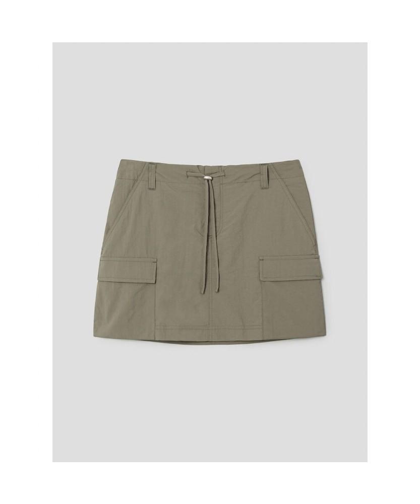 8SECONDS Cargo Mini Skirt Khaki