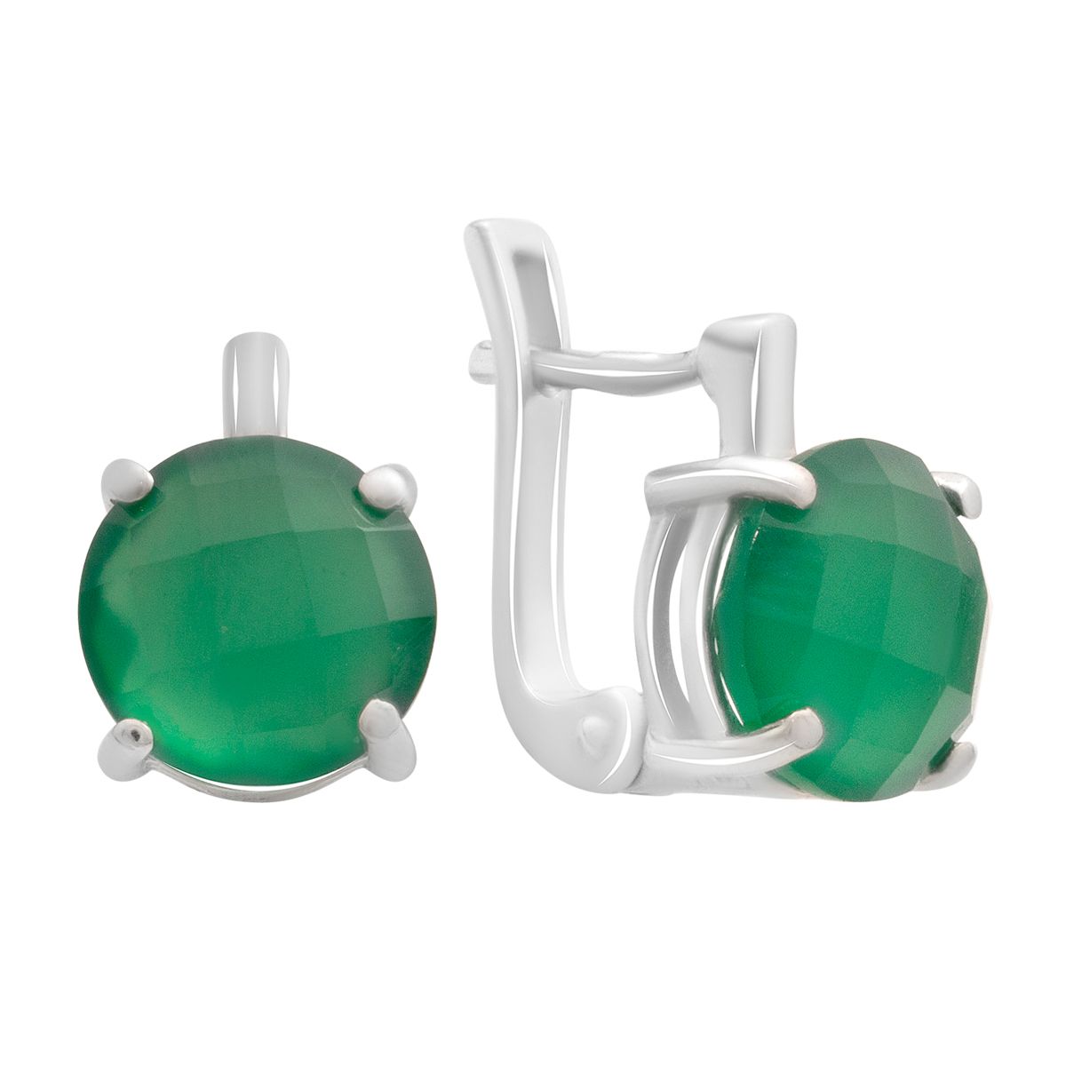 

Серебряные серьги с натуральным агатом (2189572)