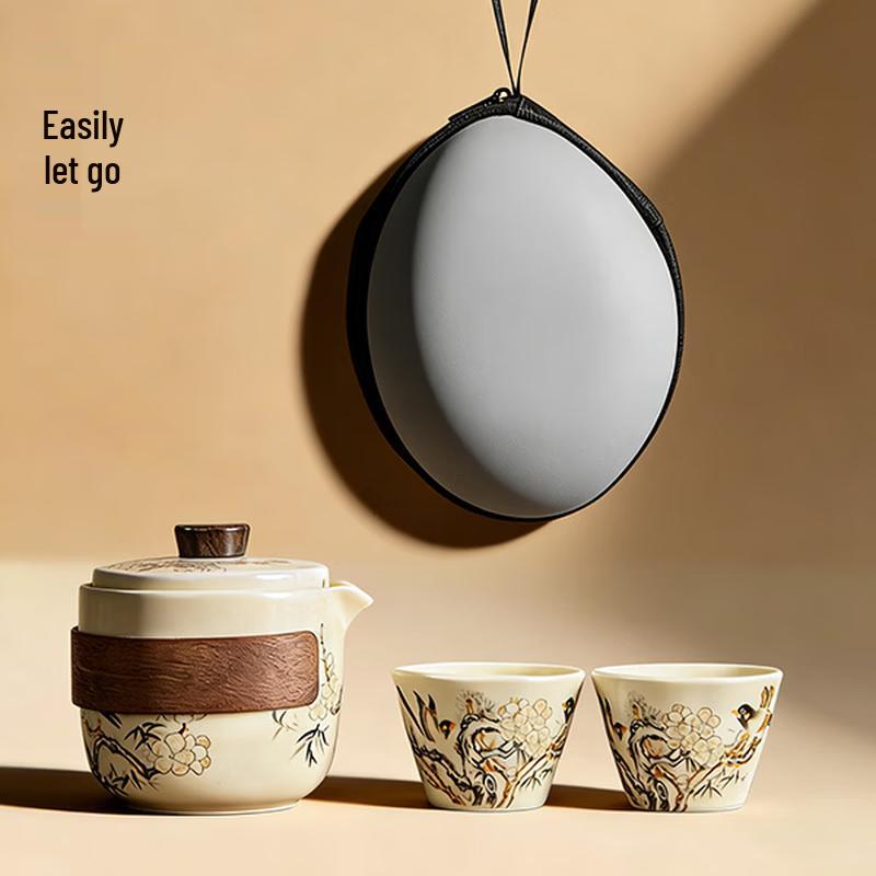 

Portable Ceramic Travel Tea Set
