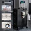 Xiao Yan Durable PC Luggage with Charging Port and Cup Holder