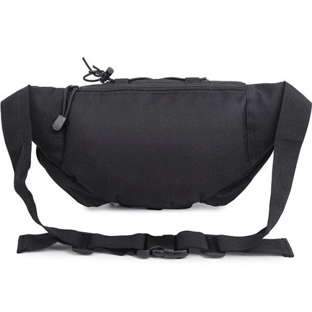 New Outdoor Waist Bag Men Waterproof Molle Camouflage Hunting Hiking Climbing Fishing Nylon Belt Pack Combat Chest Bags