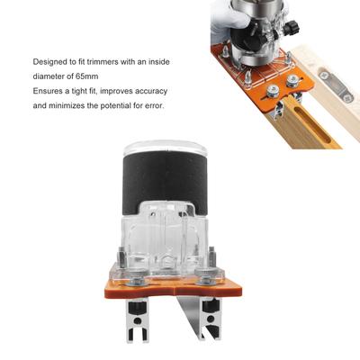 Router Slotting Bracket Accurate Slotting Wood Router Base 2 In 1 Design 0-5cm Adaptable Board Thicknesses for Chamfering