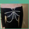 Exquisite Ethnic Style Body Chain Featuring Cascading Faux Pearls For Fashionable Women