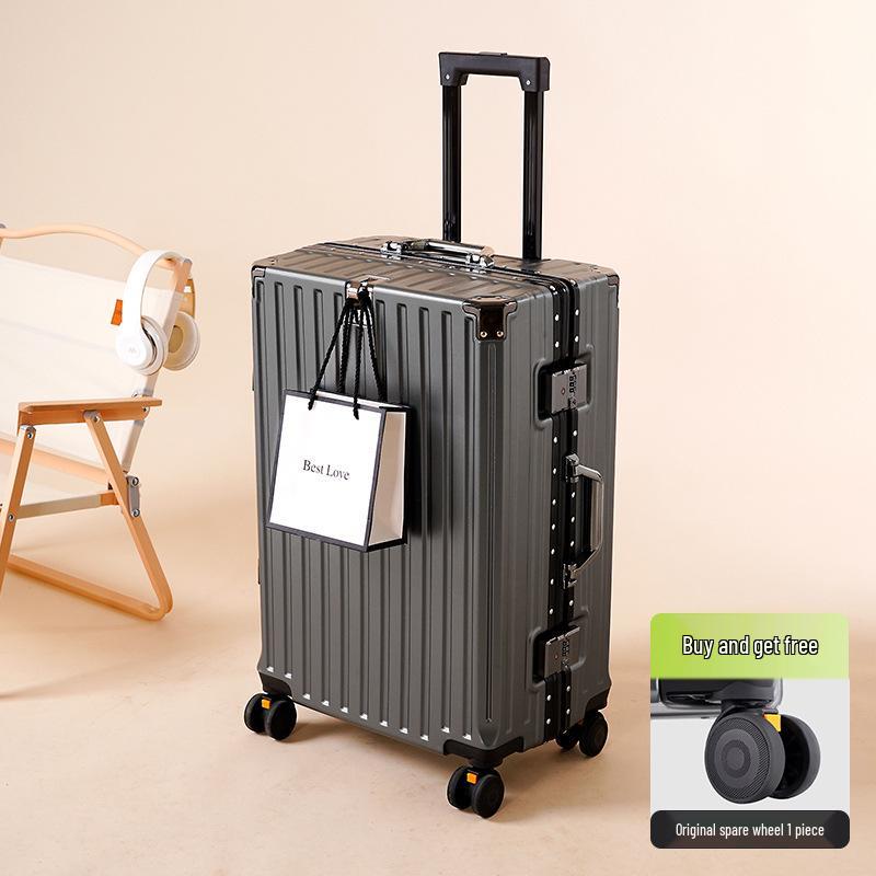 Mehrgrößen Koffer mit Aluminiumrahmen und großer Kapazität mit 20- und 24-Zoll-Trolley- und Handgepäckoptionen