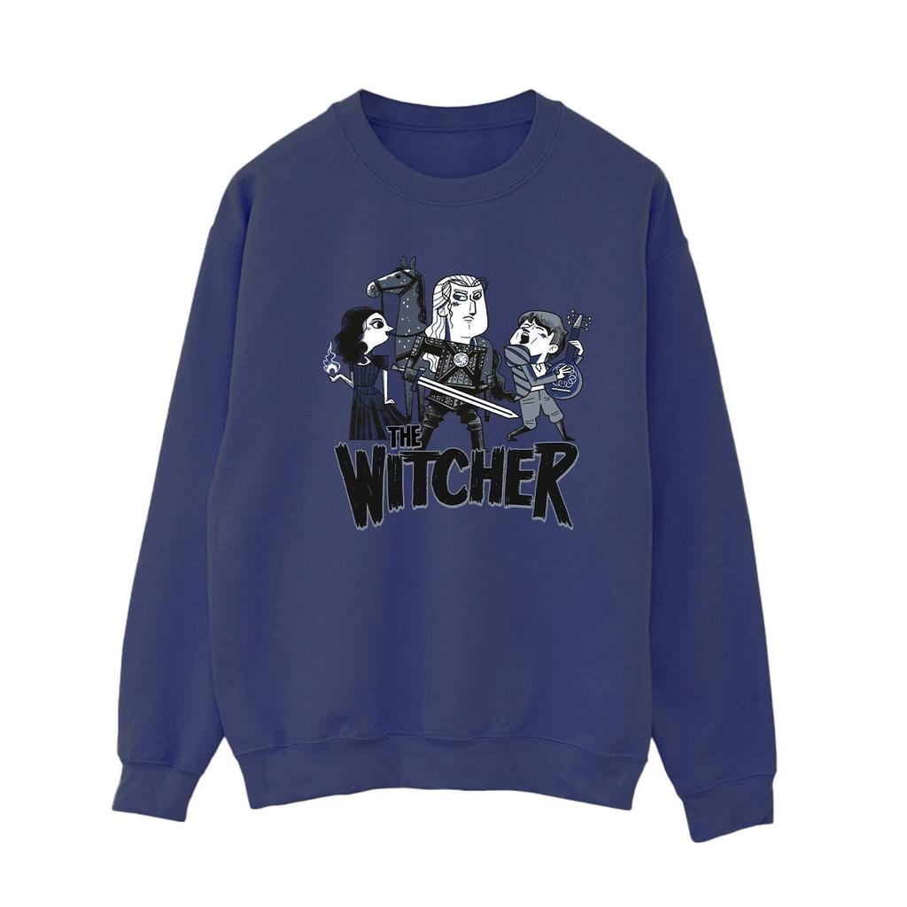 Netflix Womens/Ladies The Witcher Team Illustrated Sweatshirt