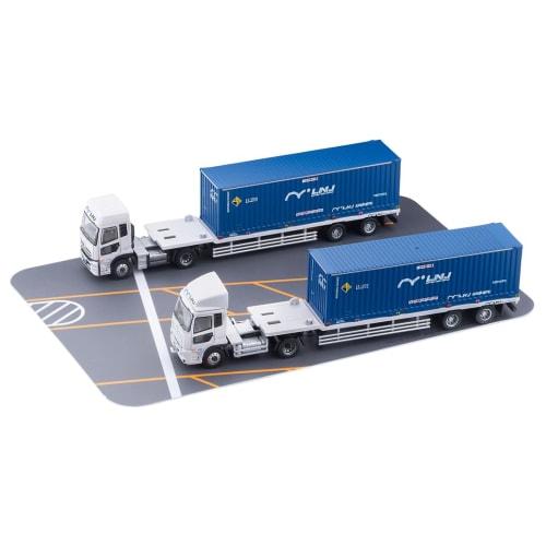 The Trailer Collection, Trecolle, Logitec Japan, 31ft Container Trailer Set of 2, Diorama Supplies