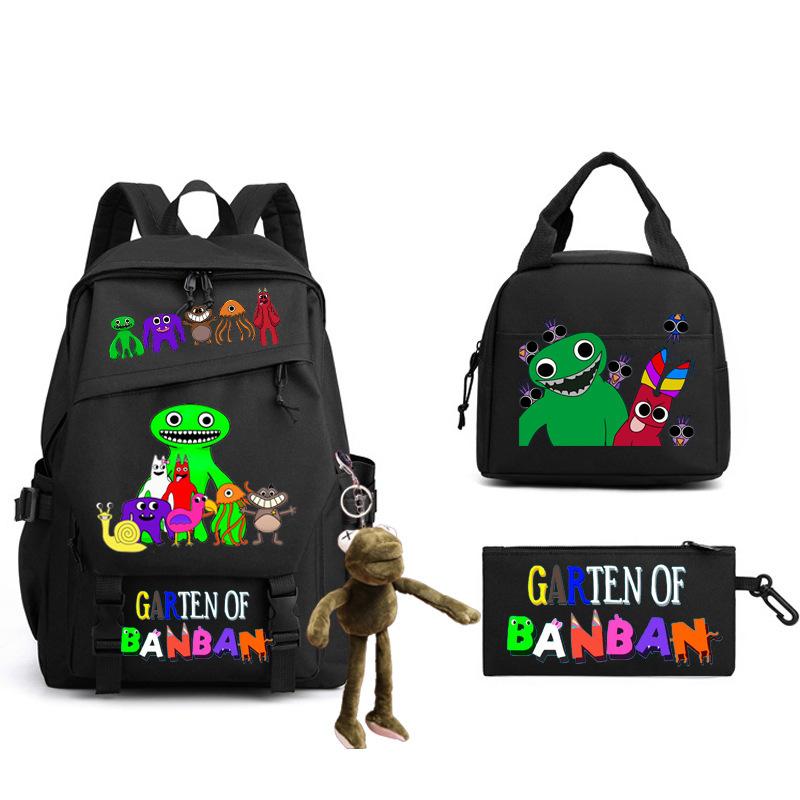 Game Student Schoolbag Single Shoulder Pencil Bag Three-piece Set Double Shoulder Back