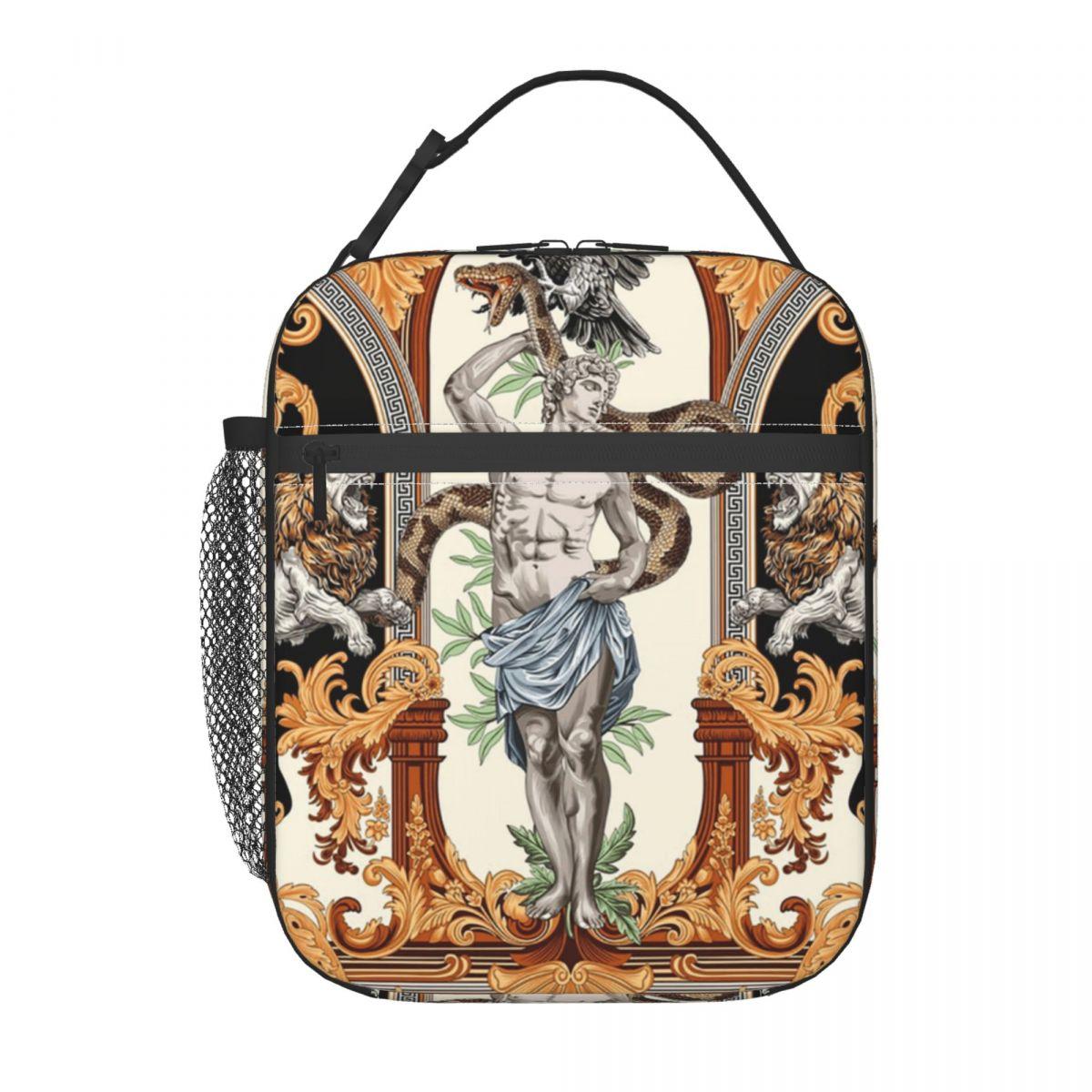Depiction Of Apollo Ancient Greek Mythology Insulated Lunch Bag for Women Children Portable Food Boxes Thermal Lunch Box Tote One Size