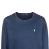 Polo Ralph Lauren Ss23 Solid Color Logo Embroidered Long Sleeve Sweater Men Sweater Blue 710899996-001