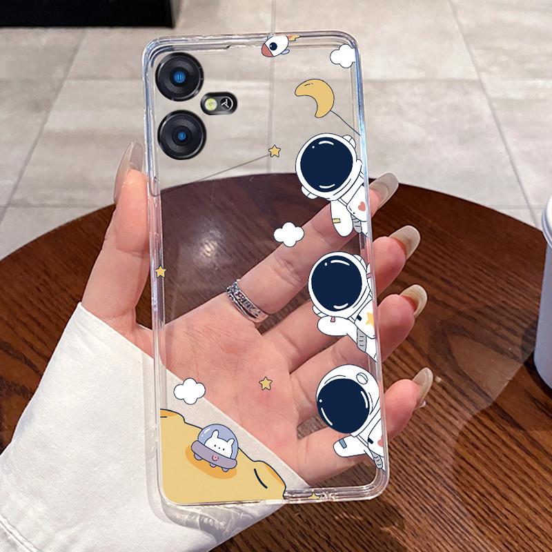 Casing For Tecno Pova Neo 3 Case LH6n Silicone Aesthetic Fashion Cute Cat Back Cover Techno Pova Neo 3 Transparent Phone Case