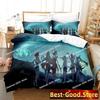 Honkai Impact 3 Bedding Set Printed Bed Set With Pillowcase Bed Duvet Cover Soft Single Double Queen Super King Size Bedroom