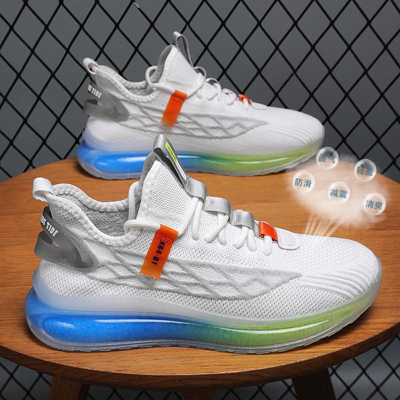 Flying weaving sports summer breathable casual shoes 22 new mesh coconut shoes running shoes 39