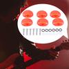 6Pcs Electric Guitar Tuning Peg Key Button Semi  Shape Folk Classical Guitar Tuning Peg Handle