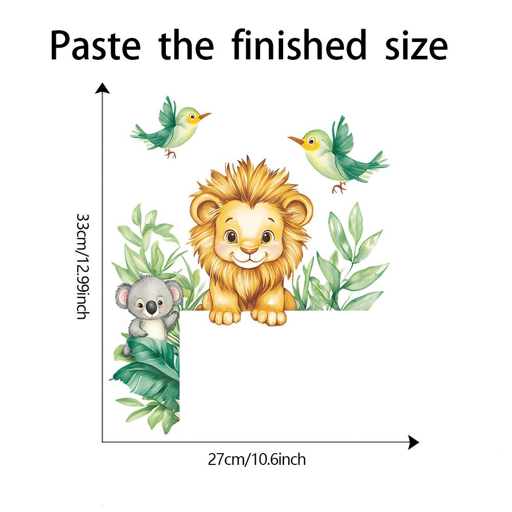 

Fun-m229 Мультфильм милый лев коала ванная комната туалет туалет с домашним украшением наклейки самоклеящиеся 29*29CM/fun-m229