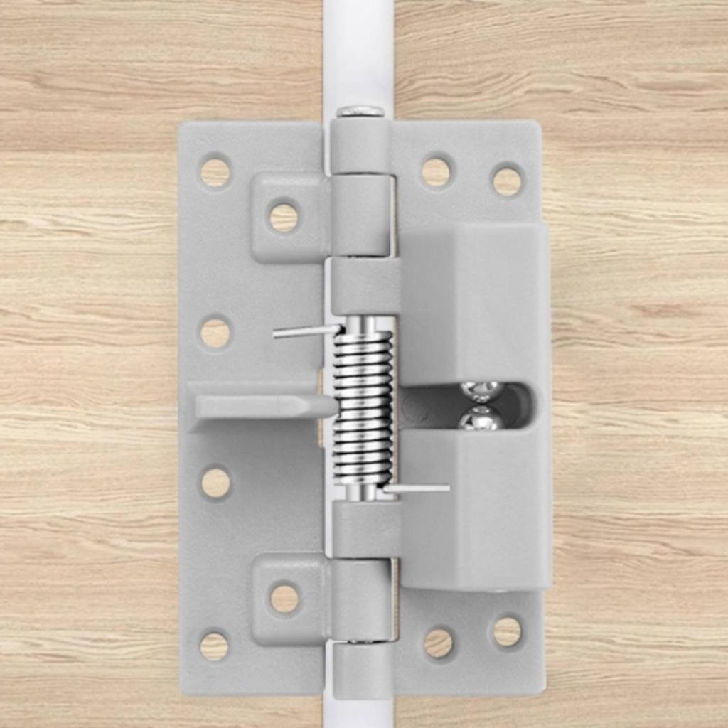 Hidden Door Coil Hinge Positioning Stop Self-Closing Door Hinge Easy to Install High-Temperature-Resistant