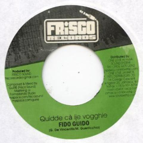 

7-дюймовая пластинка FIDO GUIDO / BOBO SIND, DADDY LYNX - Quidde Ca Ije / Chi Come Lei FRSOL02 Frisco Records 2010 Италия Регги, Ска и Даб