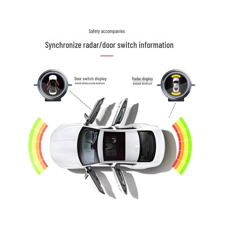 Upgraded Multifunction LCD Compass Stopwatch for Porsche Cayenne/Macan Modification